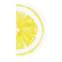 Harman 3-Ply 'Lemon Slice' Paper Napkin Shaped - S/20 (Yellow)