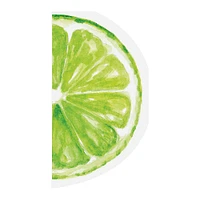 Harman 3-Ply 'Lime Slice' Paper Napkin Shaped - Set of 20 (Green)