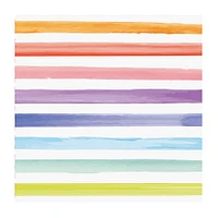 Harman 3-Ply 'Watercolour Stripe' Paper Napkin - s/20 (Multi Colour)