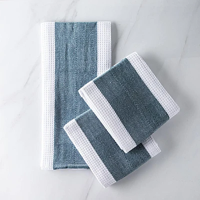 Harman Premium Quality 'Blocks' Kitchen Towel