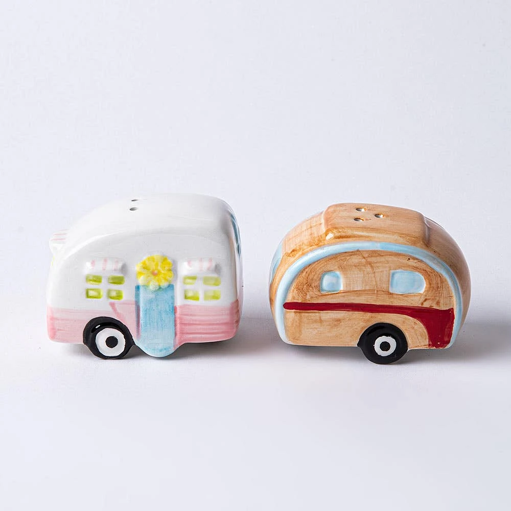 Luciano Fun Times 'Camper' Dolomite Salt & Pepper Shaker - Set of 2