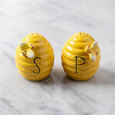 Luciano Fun Times 'Beehive' Ceramic Salt & Pepper Shaker - Set of 2