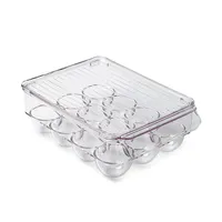 iDesign Linus '12-Eggs' Fridge Binz Egg Holder 6.25x8.75x3"