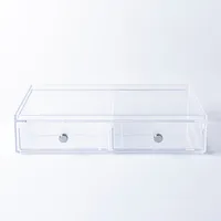 iDesign Clarity 2-Drawer Wide Organizer