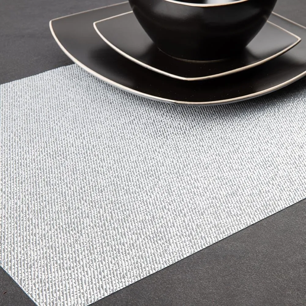 Harman Textaline 'Luxe Shimmer' Vinyl Placemat (Silver)