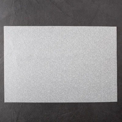 Harman Textaline 'Luxe Shimmer' Vinyl Placemat (Silver)