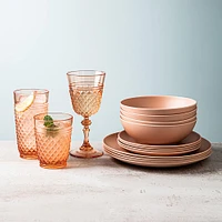 KSP Bristol '390 ml' Acrylic Wine (Pink)