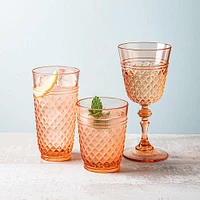KSP Bristol '390 ml' Acrylic Wine (Pink)