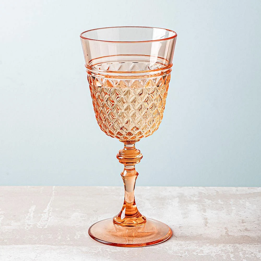 KSP Bristol '390 ml' Acrylic Wine (Pink)