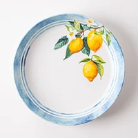 KSP Positano Melamine Low Bowl 10" Dia. (Yellow/Blue)