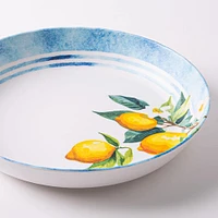 KSP Positano Melamine Low Bowl 10" Dia. (Yellow/Blue)