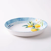 KSP Positano Melamine Low Bowl 10" Dia. (Yellow/Blue)