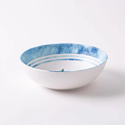 KSP Positano Melamine Bowl 7.5" Dia. (Yellow/Blue)