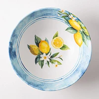 KSP Positano Melamine Serving Bowl 11" Dia.(Yellow/Blue)