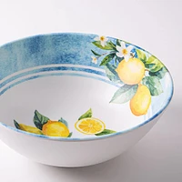 KSP Positano Melamine Serving Bowl 11" Dia.(Yellow/Blue)