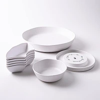 KSP Spin Melamine Lazy Susan - Set of 7 15" Dia. (White)