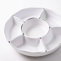 KSP Spin Melamine Lazy Susan - Set of 7 15" Dia. (White)