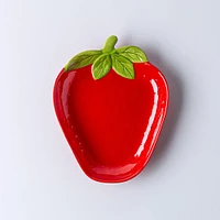 KSP Strawberry Melamine Side Plate 9.25" (Red)
