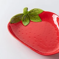 KSP Strawberry Melamine Side Plate 9.25" (Red)