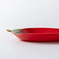 KSP Strawberry Melamine Side Plate 9.25" (Red)