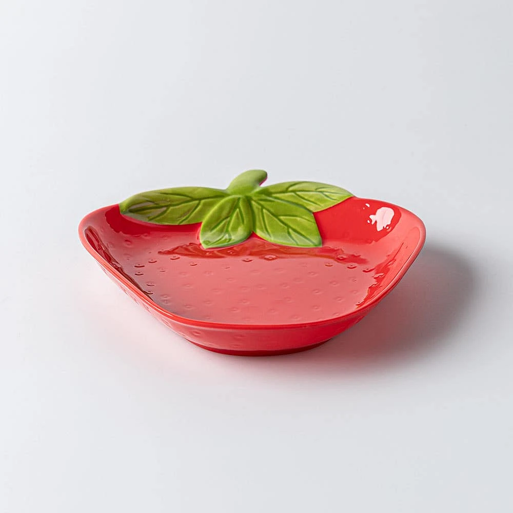KSP Strawberry Melamine Side Plate 9.25" (Red)