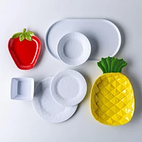 KSP Strawberry Melamine Side Plate 9.25" (Red)