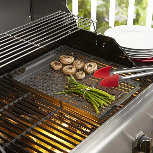 KSP Epicure BBQ Grill Topper - Set of 2 (Stainless Steel