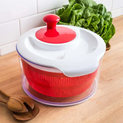 KSP Tango Salad Spinner (White/Red)