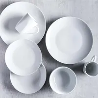 KSP Ophelia Porcelain Dinnerware - Set of 16 (White)