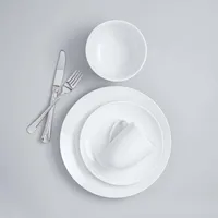 KSP Ophelia Porcelain Dinnerware - Set of 16 (White)