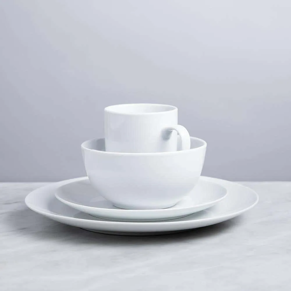 KSP Ophelia Porcelain Dinnerware - Set of 16 (White)