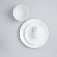 KSP Ophelia Porcelain Dinnerware - Set of 16 (White)