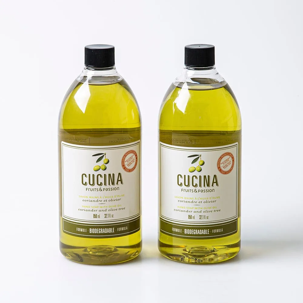 Fruits & Passion Cucina 'Coriander & Olive Tree' Hand Soap - S/2