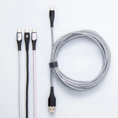 Connect Heavy Duty High-Speed 'Type-C' Charge & Sync Cable (Asstd.)