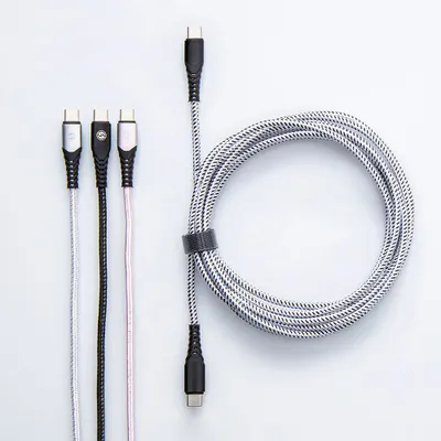 Connect Heavy Duty 'Usb-C To Usb-C' Charge & Sync Cable (Asstd.)