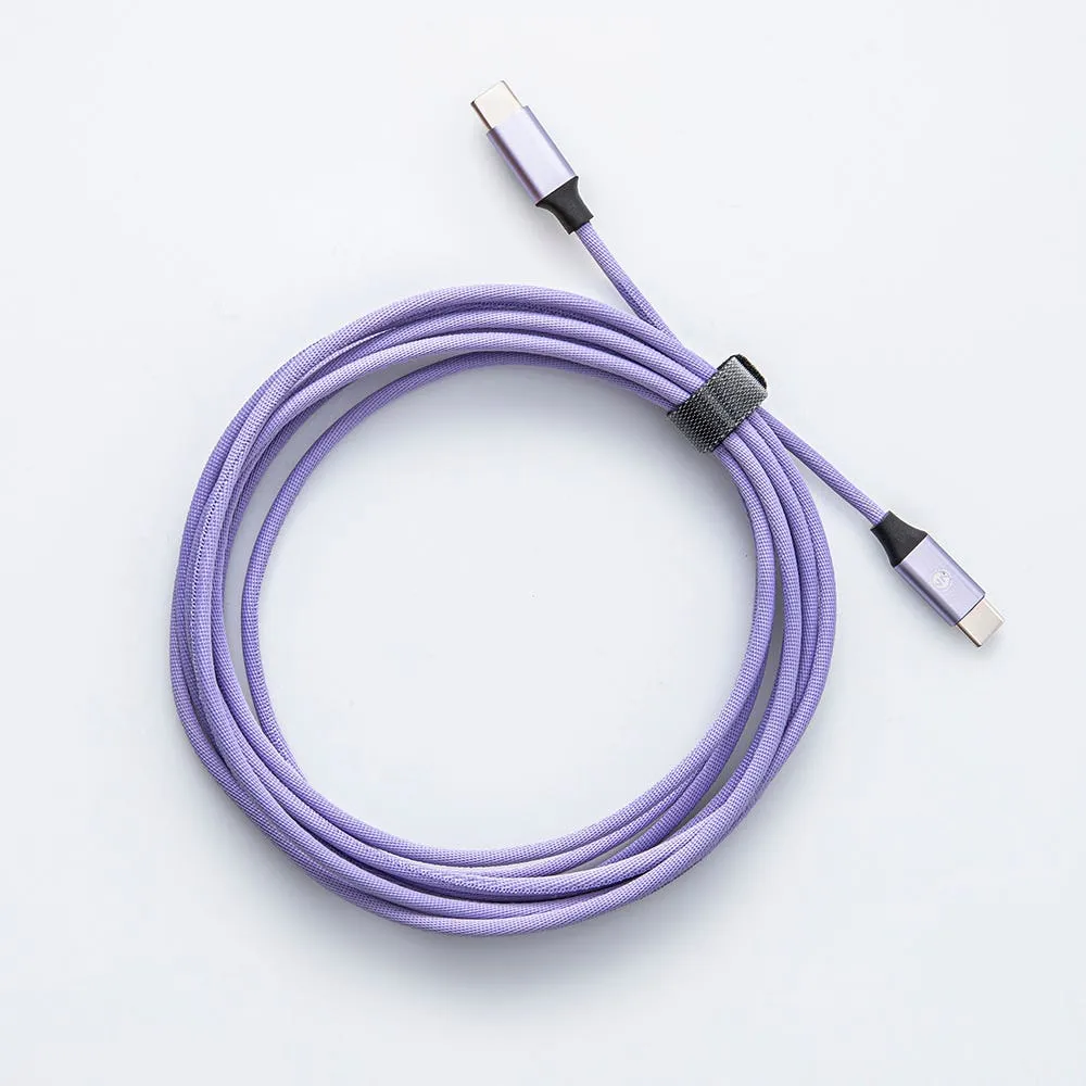 Connect Heavy Duty 'Usb-C To Usb-C' Charge & Sync Cable (Rainbow)