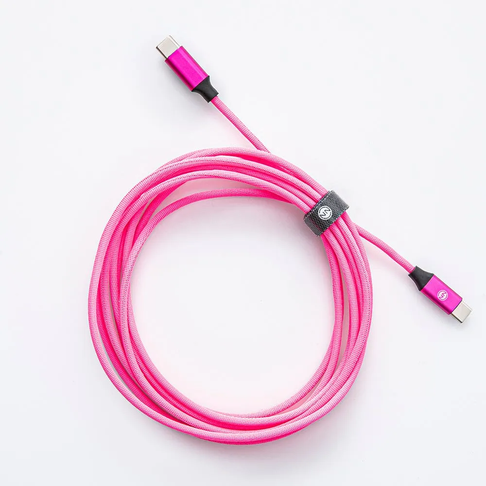 Connect Heavy Duty 'Usb-C To Usb-C' Charge & Sync Cable (Rainbow)