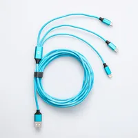 Connect Heavy Duty High-Speed '3-In-1' Charge & Sync Cable (Rainbow)