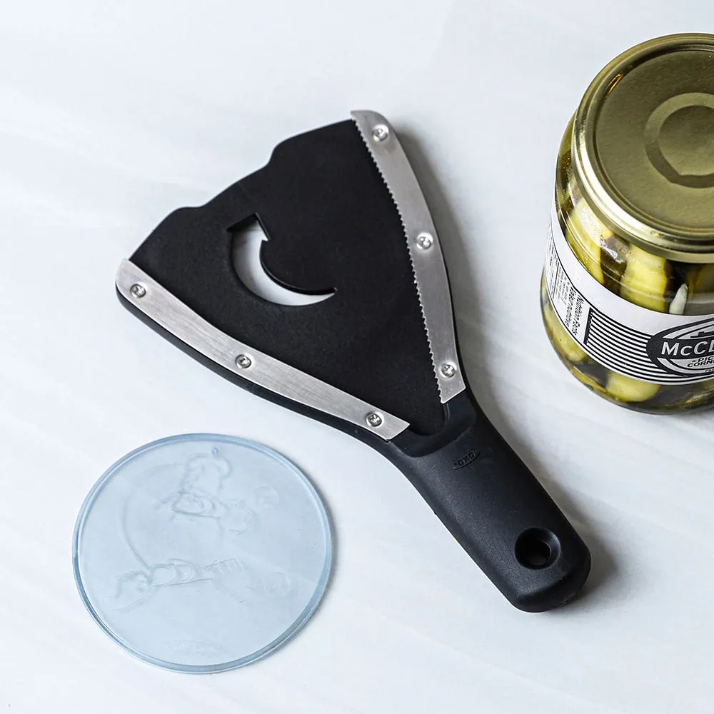 Jar Opener with Base Pad and Comfort Grip