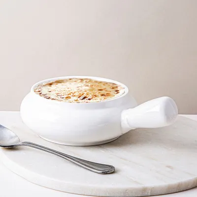 KSP Aurora Porcelain Onion Soup Bowl (White)