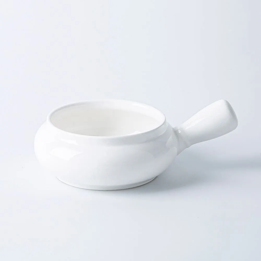 KSP Aurora Porcelain Onion Soup Bowl (White)