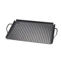 Outset BBQ Non-Stick Grill Grid Topper (Black)