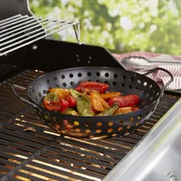 Outset BBQ Non-Stick Grill Wok (Black)