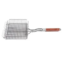 Outset BBQ Square Grill Basket (Chrome)