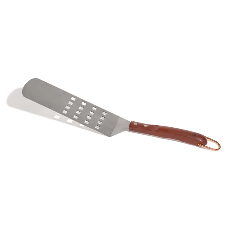 Outset BBQ Rosewood Handle Long Spatula (Stainless Steel)
