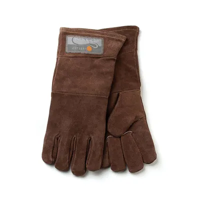 Outset BBQ Leather Grill Glove - Set of 2 (Brown)
