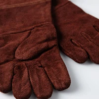 Outset BBQ Leather Grill Glove - Set of 2 (Brown)