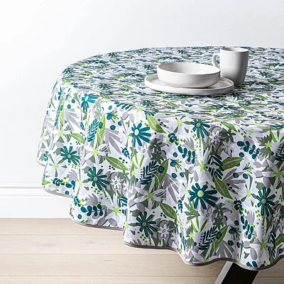 Texstyles Easy-Care 'Verano' Polyester Tablecloth 70" Round