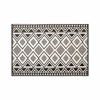 KSP Outdoor 'Jeva' 4' X 6' All Season Mat (Black/White)