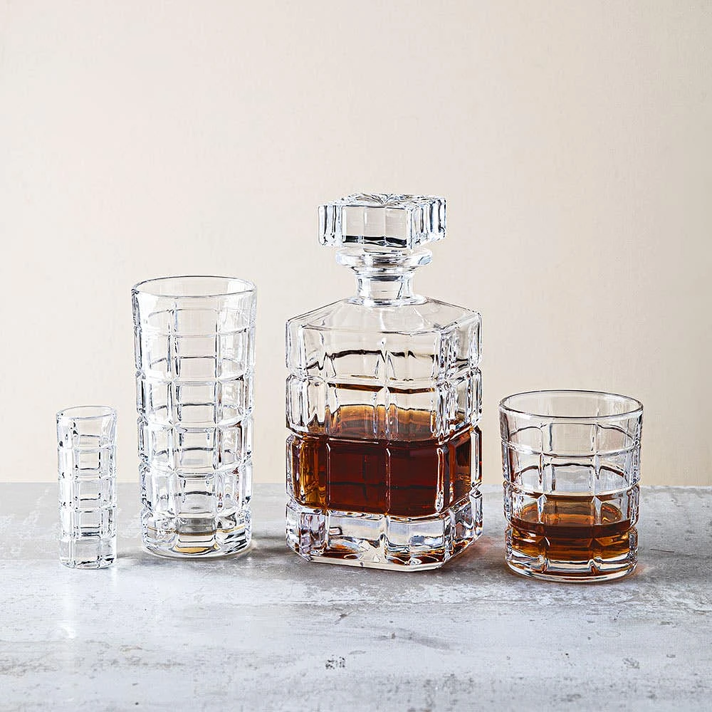 Godinger Radius Crystal-Cut D.O.F. Glass - Set of 4 (12oz.)